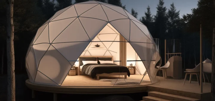 Namiot sferyczny glamping